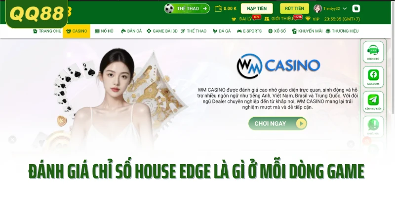 Đánh giá chỉ số House edge là gì ở mỗi dòng game